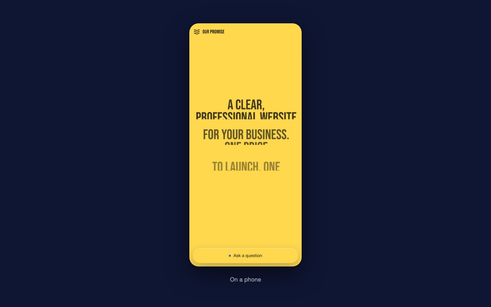Bravo Tomorrow at mobile width, the price and the free-preview call to action
